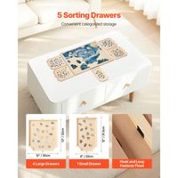 VEVOR Planche de Puzzle 2000 Pièces, Table de Puzzle en Bois 1020x745 mm, Plateau Casse-Tête Rotatif à 360° et Portable, avec 5 Tiroirs et Couverture Utile, Accessoire pour Amateurs de Casse-tête VEVOR Planche de Puzzle 2000 Pièces, Table de Puzzle en Bois 1020x745 mm, Plateau Casse-Tête Rotatif à 360° et Portable, avec 5 Tiroirs et Couverture Utile, Accessoire pour Amateurs de Casse-tête