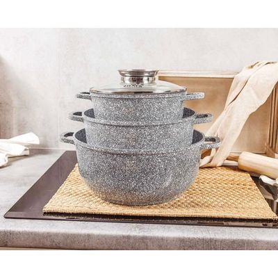 Klönberg Set De 10 Casseroles Avec Revêtement Antiadhésif , Idéal Pour