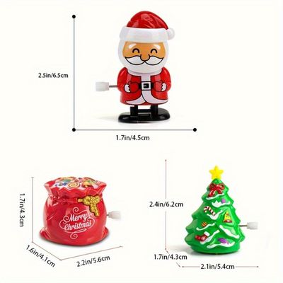 GARIOUANS Assortiment De 6 Jouets De Noël En Plastique Et Métal Avec