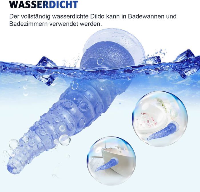 Plug Anal Silicone Avec Ventouse Forte, Godemichet Anal Épais Alien