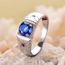 Bague De Mariage Pour Homme S925 En Argent Sterling Avec Cz Taille