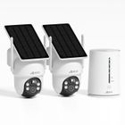 ANRAN Kit Caméra de Surveillance Extérieur Sans fil 4MP avec 2 caméras batteries solaires PACK VIDEOSURVEILLANCE Carte sd 64G