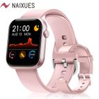 Montre Connectée Femme - NAIXUES - Fréquence Cardiaque SpO2 Sommeil Podomètre - Smartwatch pour iOS Android