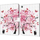 NOBRAND Etui de protection pour Tablette, Housse Samsung Galaxy Tab A8 2021 10.5"Coque case ultra-fine avec fonction support, chat et arbre