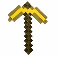 Réplique de la pioche gold - JAKKS PACIFIC - Minecraft - Enfant - 2 ans de garantie - Taille 41 x 29 x 2 cm