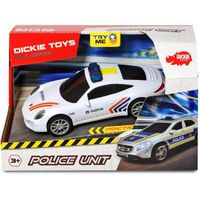 Dickie Toys voiture Police belge garçons 15 cm blanc 1:32