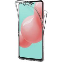 Coque Compatible Samsung Galaxy A41, 360°Full Body Transparente Silicone Coque pour Samsung Galaxy A41 Housse Silicone Etui Case