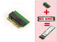 Adaptateur M2 AHCI pour monter un SSD M.2 en lieu et place du SSD d'origine en 12+16 broches sur un Mac de 2013 à 2015