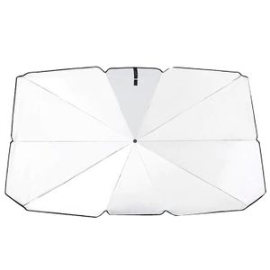Pare-soleil Automatique Pour Pare-brise - Repliable, Revêtement Argenté, Cadre Aluminium (138x78 Cm) - 6