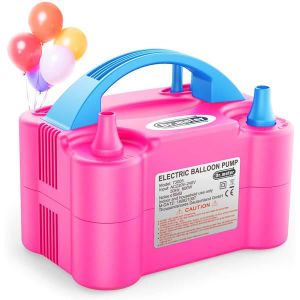 Pompe à Ballon électrique Automatique, Gonfleur 120W Avec Minuterie, Noir, 110-240V