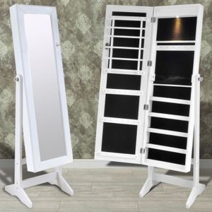 Armoire Bijoux Sur Pied Avec Miroir Et Eclairage Led Pour Maquillage Pratique Durable Chambre Salon Achat Vente Armoire A Bijoux Armoire Bijoux Sur Pied Avec Cdiscount