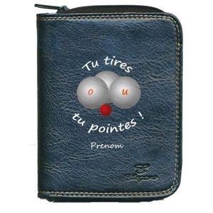 Sylla Plume Color Porte chequier et Porte Monnaie en Cuir pour Femme Noir personnalise avec Votre prenom
