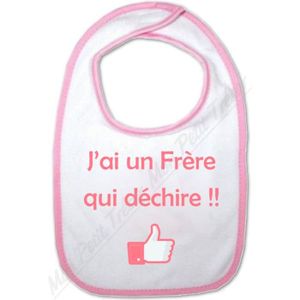 Rose Bavette Bebe Fille Et Garcon Texte Et Dessin Rigolo Attache Velcro Bavoir Enfant Maman Qui Dechire Le Repas De Bebe Bebe Puericulture
