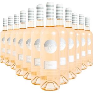 VIN ROSE Gris Blanc - Gérard Bertrand - Lot de 12 bouteille