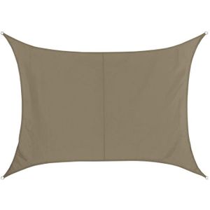 VOILE D'OMBRAGE Voile D'Ombrage Rectangulaire 3M X 4.5M Cappuccino