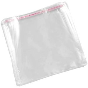 KGpack Lot de 200 Sacs en cellophane Transparent 10 x 25 cm 
