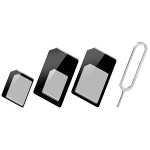 Adattatore SIM Universale Bianco – Da Micro A Nano SIM, Compatibile IPhone E Tutti I Modelli