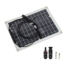 Chargeur de batterie solaire, chargeur solaire 5.5W 12V pour batterie de  voiture, mainteneur de batterie solaire étanche Portable, chargeur de