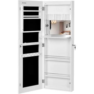 Songmics Miroir Psyche Armoire A Bijoux Led Jbc61w Avec
