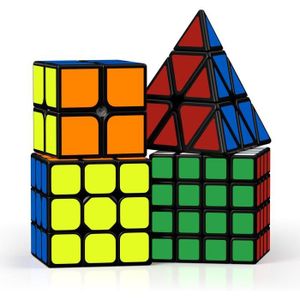 CUBE ÉVEIL ROXENDA Speed Cube Set, Cube de Vitesse 2X2 3X3 4X