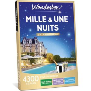 COFFRET SÉJOUR Wonderbox - Coffret cadeau en couple - Mille et une nuits en amoureux - 4300 séjours
