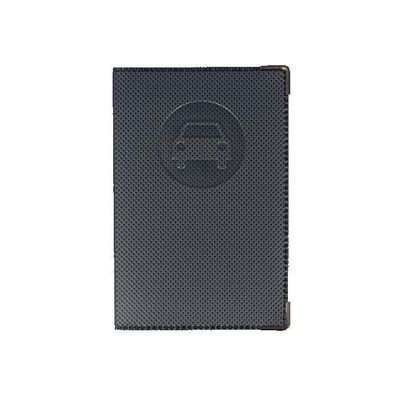 Syl'la Porte Carte Grise Cuir - Étui Papiers Voiture Permis Avec Motif Papillon