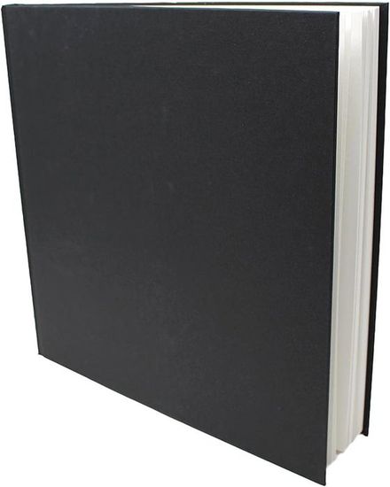 Carnet De Croquis Carré Papier 100% Coton 300 G/m² - 20 Feuilles 23x23 Cm, Vert - Pour Aquarelle