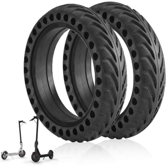 Roue Complète 8,5 Pouces Pour Xiaomi Pro/Pro 2 – Pneu Plein Increvable, Jante Alu, Roulement à Billes, Anti-crevaison