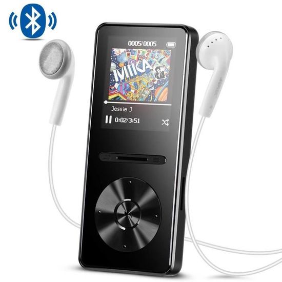 Lecteur de Musique Numérique MP3 Bluetooth 8Go en Métal HiFi