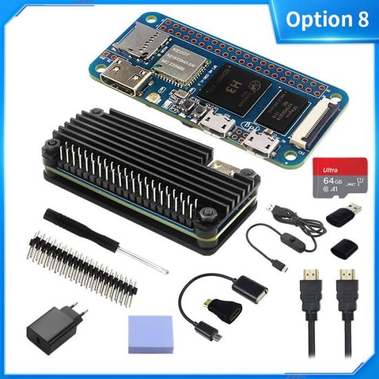 Carte Mère Orange Pi Zero H3 - Mini PC Open Source, Quad-core, 512 Mo RAM, Compatible Android/Ubuntu - 9