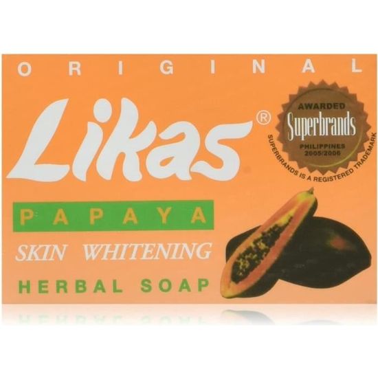 Original Likas Papaya Skin Whitening Herbal Soap by Trinidad Cosmetics