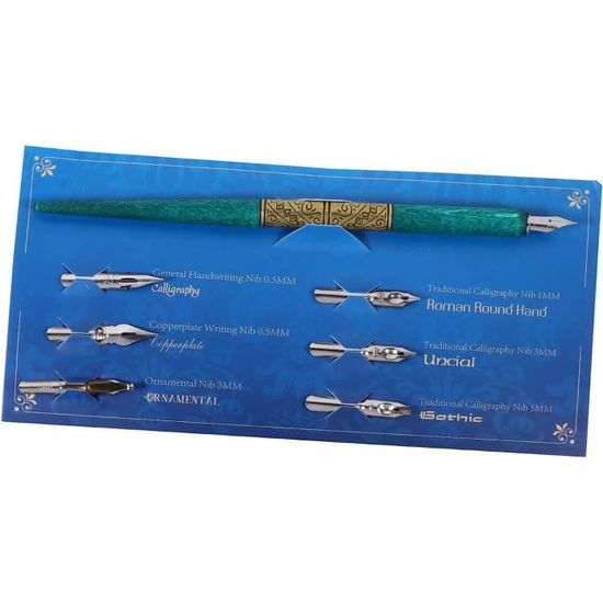 Set De 10 Plumes Pour Stylo Manga - Pointes Acier Inoxydable - Dessin Détail