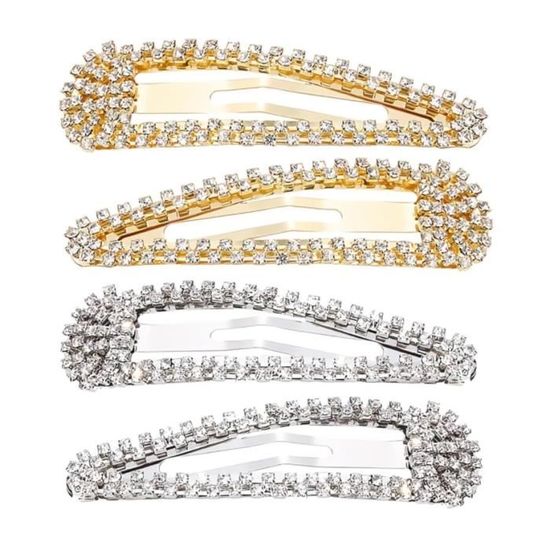 Lot De 2 Barrettes À Cheveux Avec Nœud À Queue Longue - Pinces À