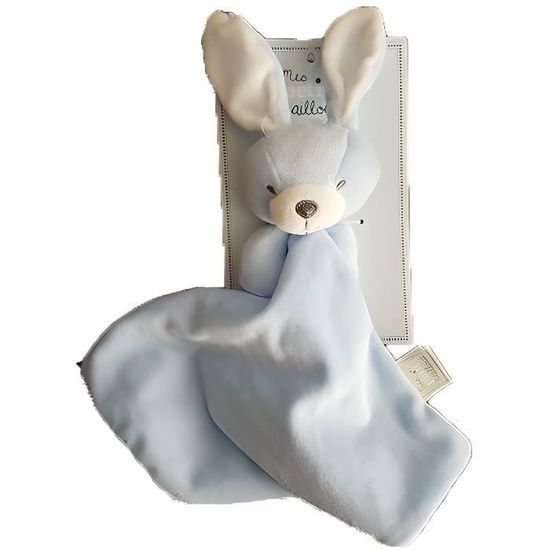 Doudou Mes Petits Cailloux Lapin Plat Bleu Cdiscount Puericulture Eveil Bebe