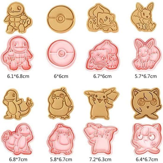 8 Emporte-pièces Enfants En Plastique - Moules Biscuits, Fondant - Formes Amusantes - DIY Pâtisserie