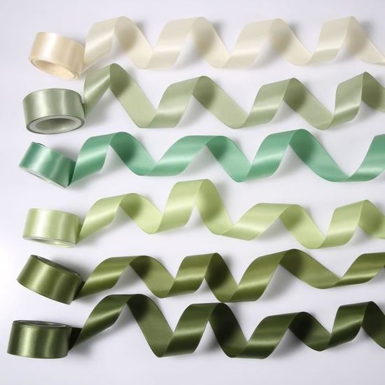 POPOYU Ruban Satin Gros 50 Mm X 23 M Ruban Satin Or Pour Cadeau Emballage Cérémonie