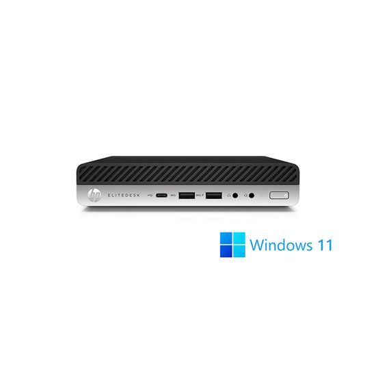 PC Mini HP EliteDesk 800 Reconditionné - Intel Core I5-7400T, 8 Go RAM, SSD 240 Go, Windows 11 Pro