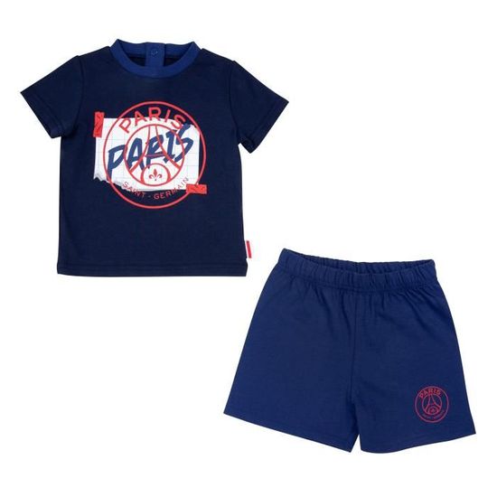 Bob PSG Bébé Garçon – Collection Officielle Paris Saint-Germain, Coton