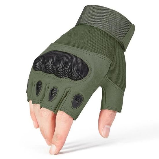 Gants VTT été Gants Cyclisme Mi-doigts HOTMNTY - Antidérapants Respirants Gants Sport Antidérapants