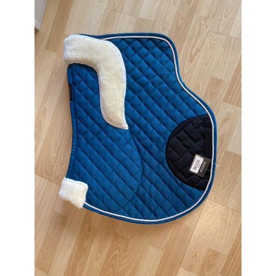 Norton Tapis Amortisseur De Selle Noir, 100% Polyester, Avec Mouton Synthétique Intégré, Lavable 30°C