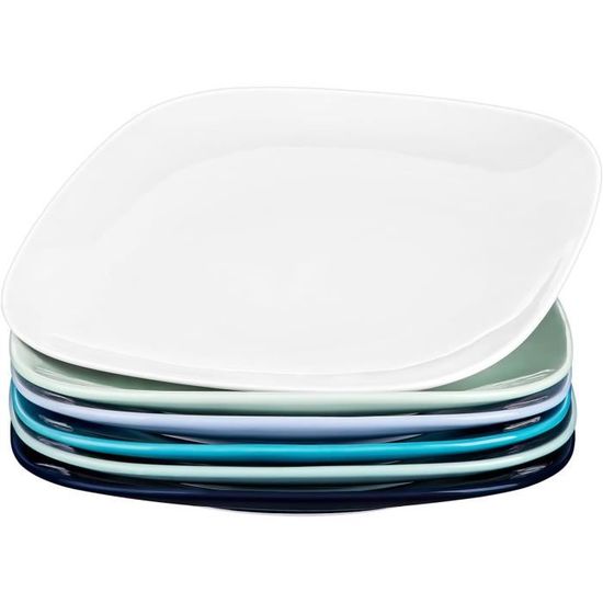 Service Assiettes Porcelaine Assiette Dessert - Lot Vaisselle De Table