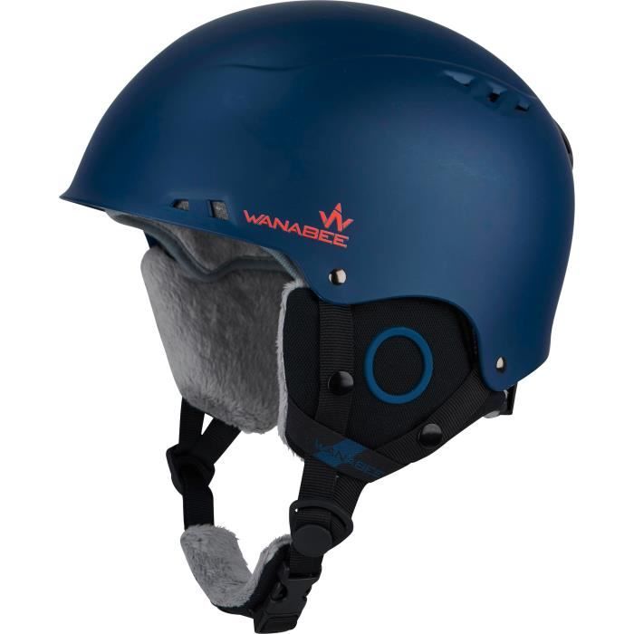 WANABEE Casque de ski Darau ABS 200 - Enfant - Bleu marine