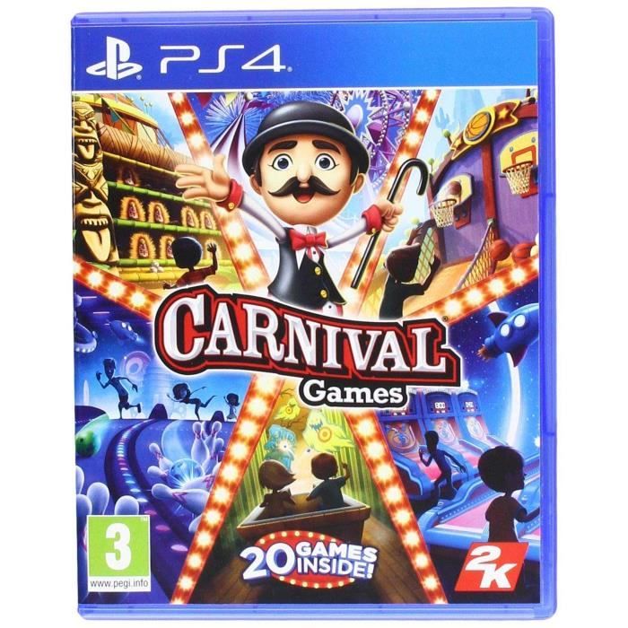 Jeu vidéo CARNIVAL GAMES 2K Games PS4 Arcade 20 jeux
