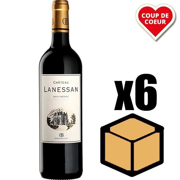 X6 Château Lanessan 2016 75 cl AOC Haut Médoc Cru Brougeois Exceptionnel Vin Rouge