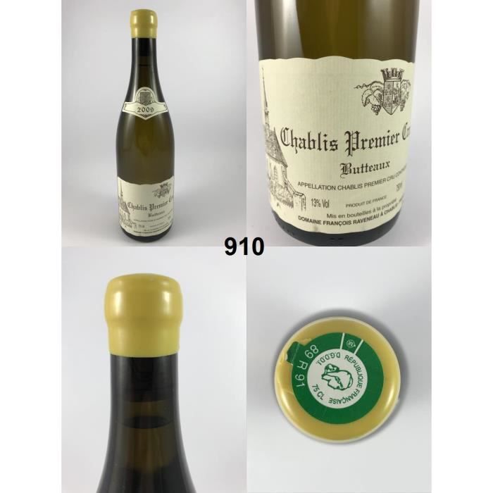 Chablis 1er Cru - Butteaux - Raveneau 2009 - N° : 910, Chablis, Blanc