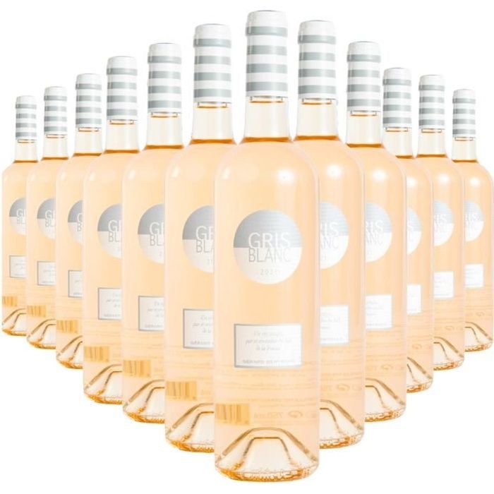 Gris Blanc - Gérard Bertrand - Lot de 12 bouteilles - Vin rosé