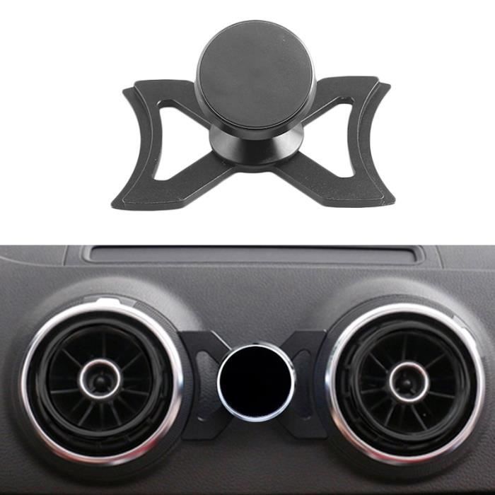 Supports voiture,Support portatif d'évent de voiture pour le Support de GPS de voiture de Smartphone -Audi A3 S3 Support rotatif de