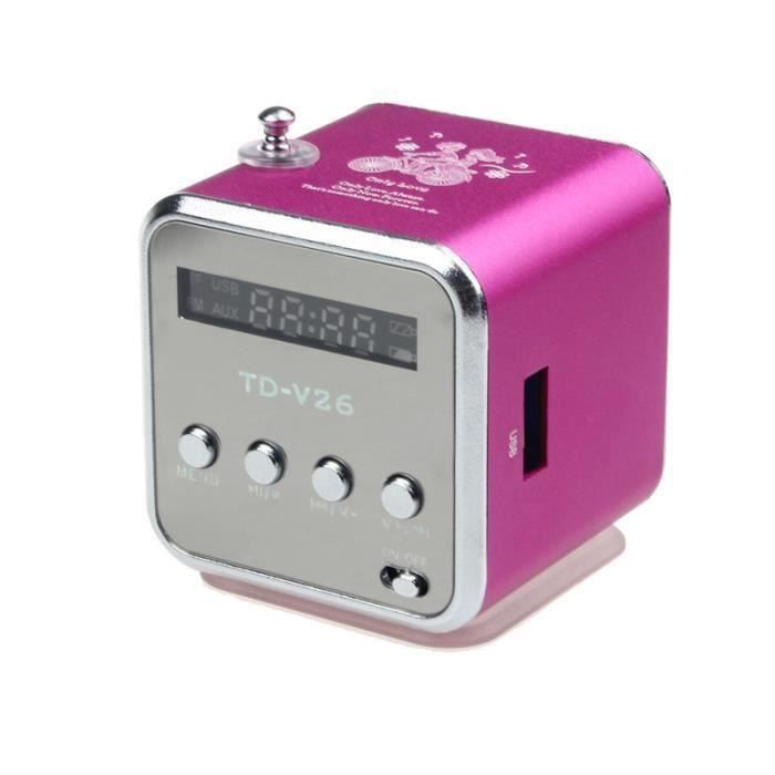 Président Disk HIFI Haut-parleur Lecteur MP3 Amplificateur Micro SD TF USB Avec Radio FM vert