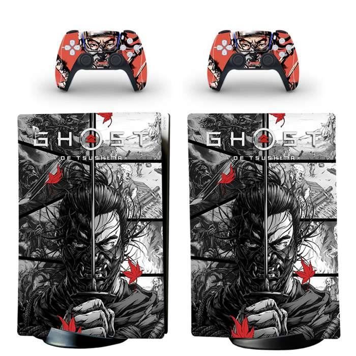 Ghost of Tsushima 3,PS5 sticker Protection peau Dissipation thermique étanche Playstation 5 Digital Edition skin