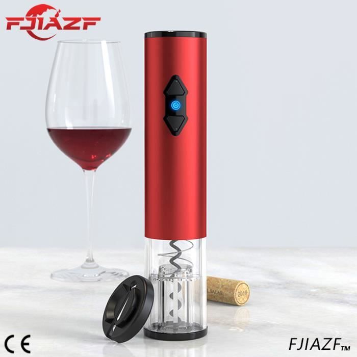 DUYAER®Tire Bouchon électrique, Ouvre-vin automatique professionnel, Ouvre-bouteille avec Coupe-papier